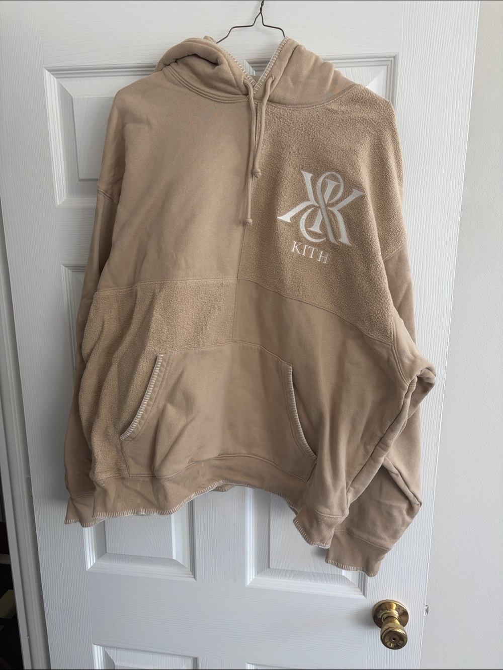 Kith Tan Logo Pullover Hoodie
